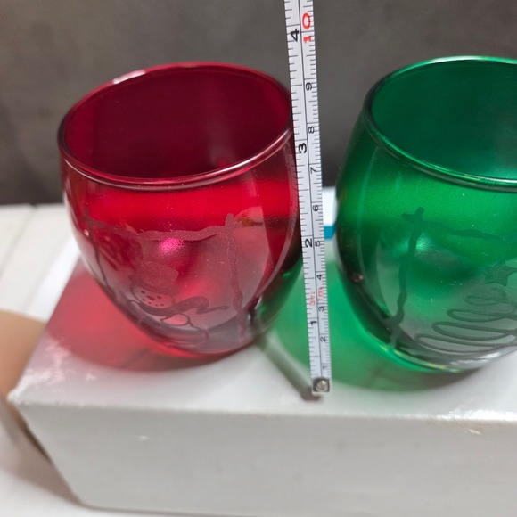 Partylite‎ P7259 Snowman Christmas Tree Stars Votive Candle Holders Set of 3 - Picture 5 of 13